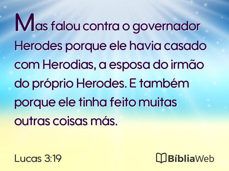 Lucas 3:19 em imagem para compartilhar