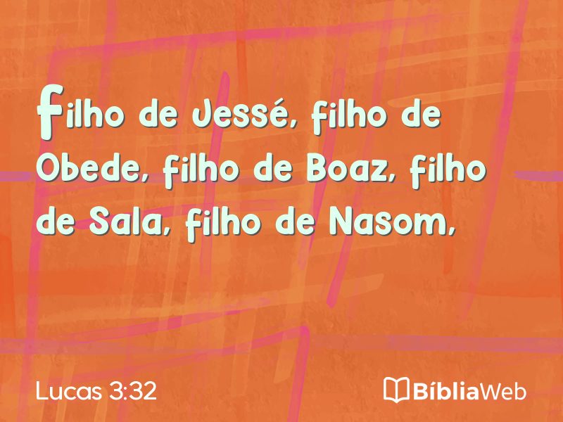 Lucas 3:32 em imagem para compartilhar