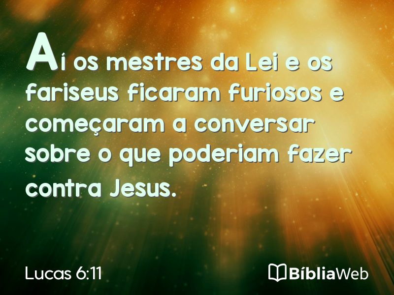 Lucas 6:11 em imagem para compartilhar