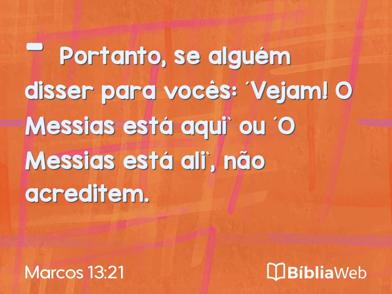 Marcos 13:21 em imagem para compartilhar