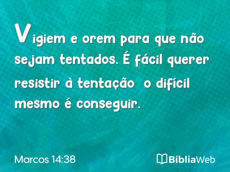 Marcos 14:38 em imagem para compartilhar