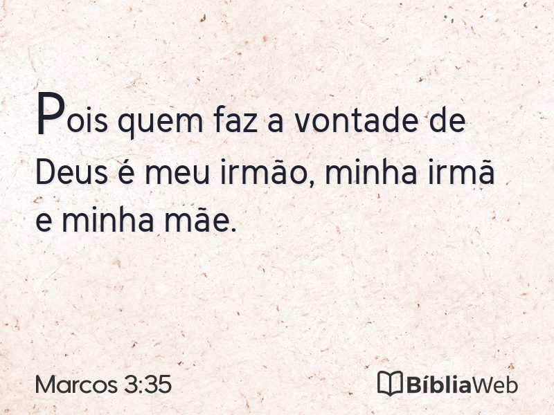 Marcos 3:35 em imagem para compartilhar