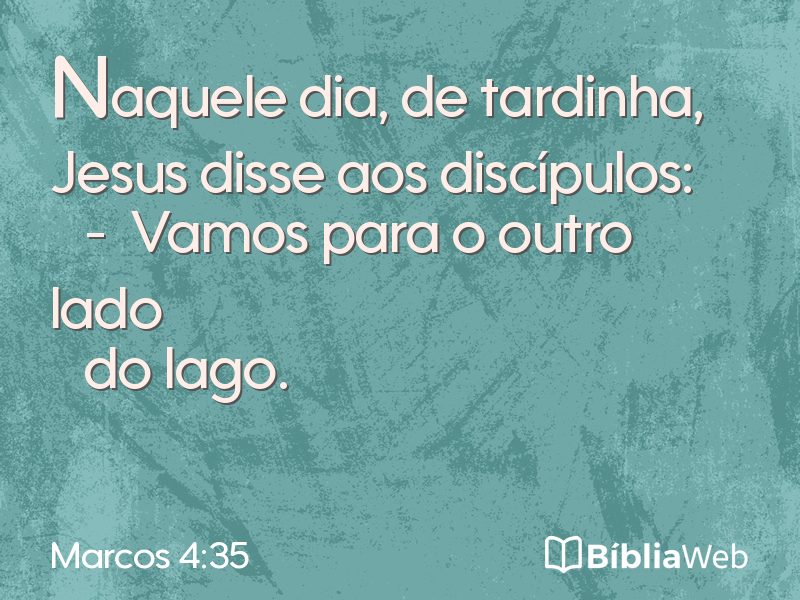 Marcos 4:35 em imagem para compartilhar