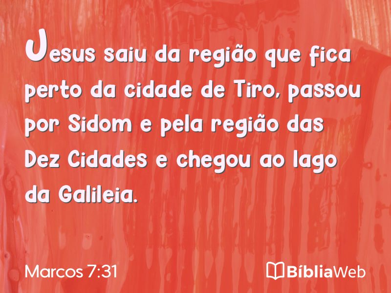 Marcos 7:31 em imagem para compartilhar