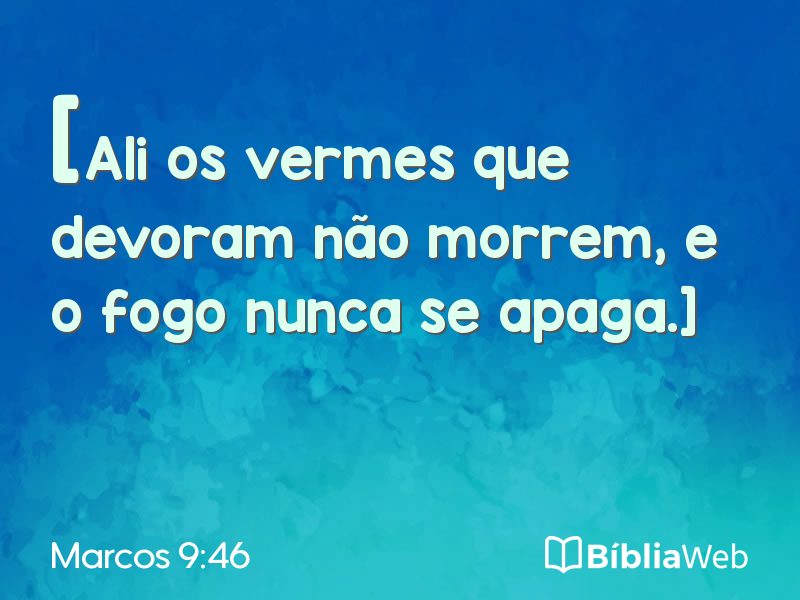 Marcos 9:46 em imagem para compartilhar