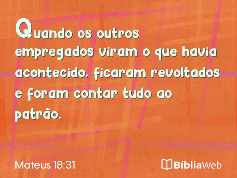 Mateus 18:31 em imagem para compartilhar