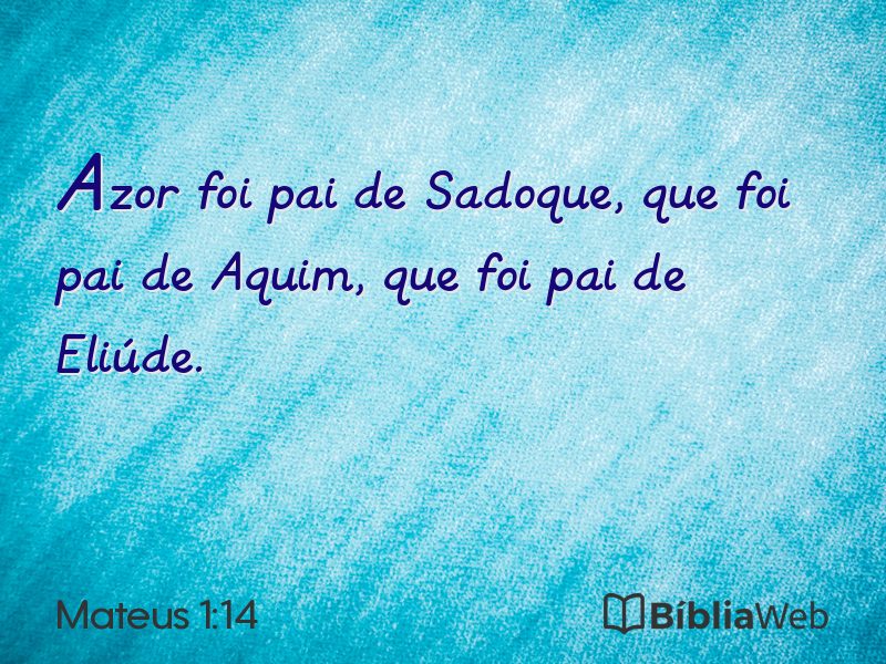 Mateus 1:14 em imagem para compartilhar