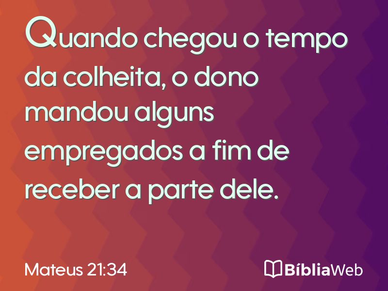Mateus 21:34 em imagem para compartilhar