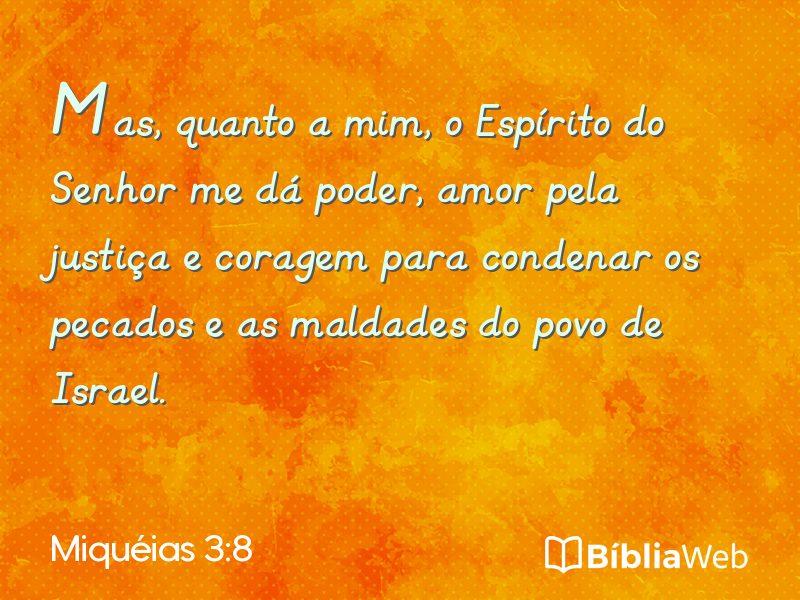 Miquéias 3:8 em imagem para compartilhar
