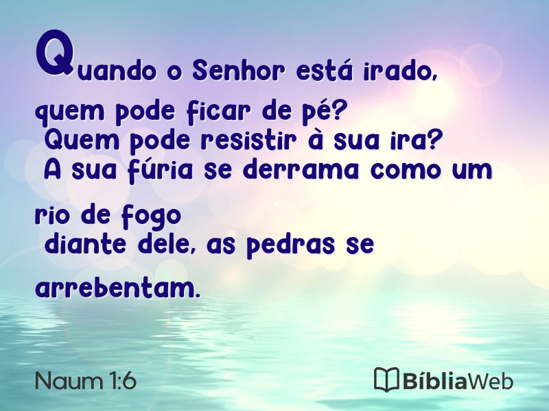 Naum 1:6 em imagem para compartilhar