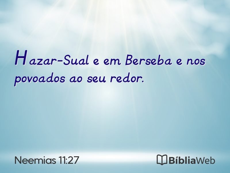 Neemias 11:27 em imagem para compartilhar