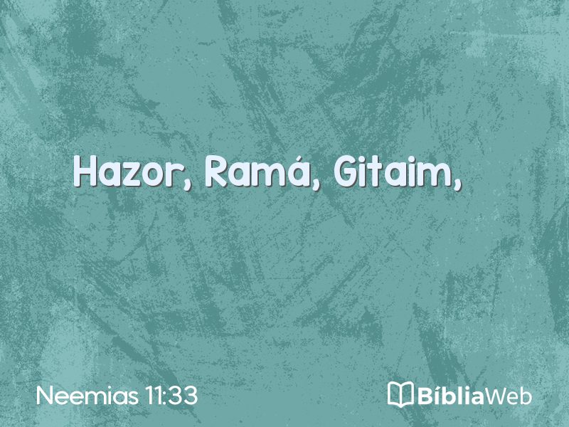 Neemias 11:33 em imagem para compartilhar