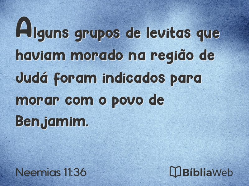Neemias 11:36 em imagem para compartilhar