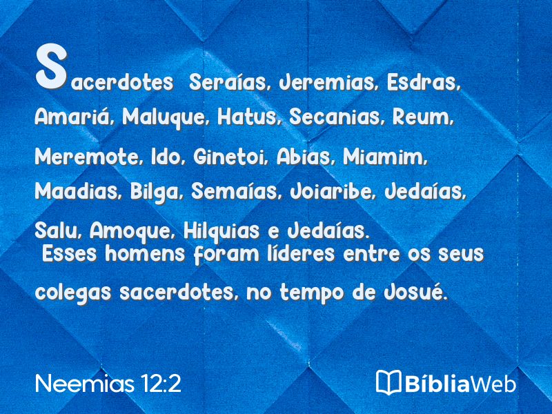 Neemias 12:2 em imagem para compartilhar