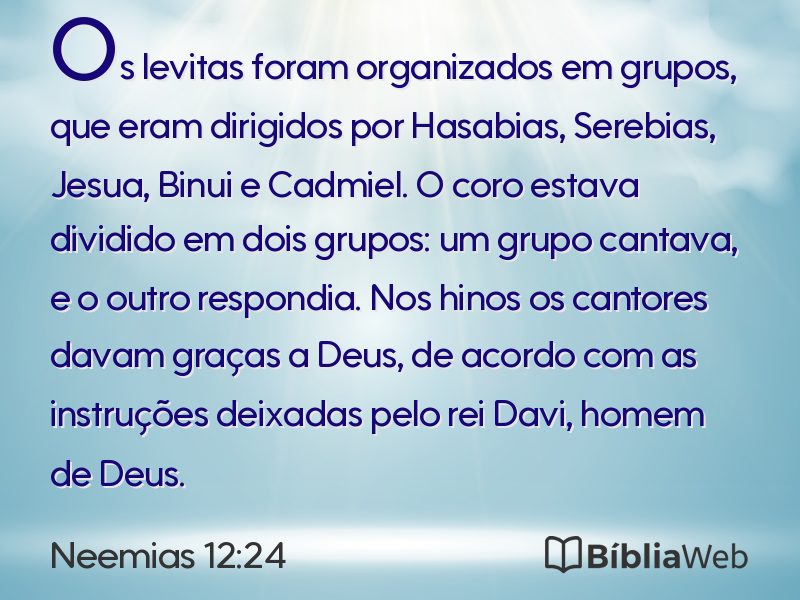Neemias 12:24 em imagem para compartilhar
