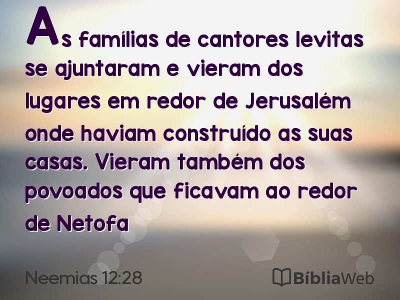 Neemias 12:28 em imagem para compartilhar