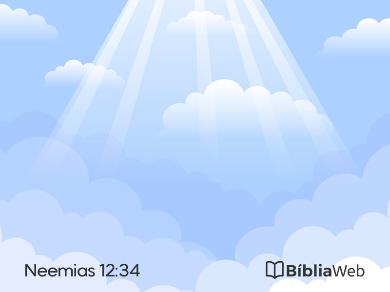 Neemias 12:34 em imagem para compartilhar