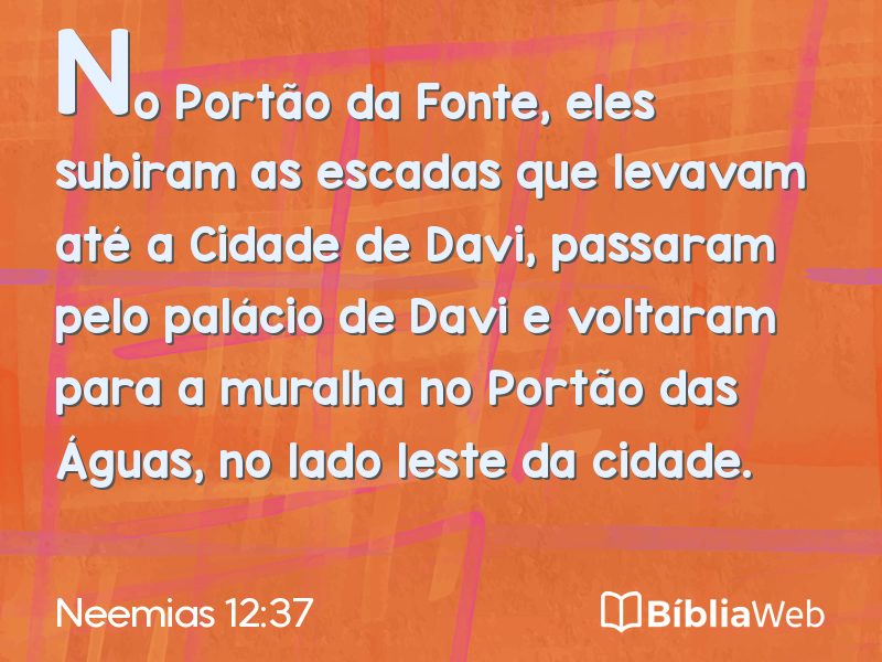Neemias 12:37 em imagem para compartilhar