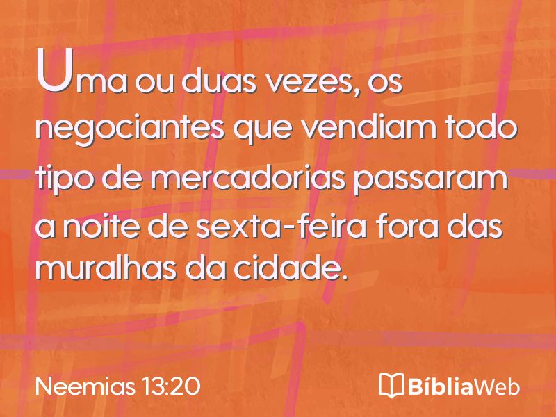 Neemias 13:20 em imagem para compartilhar