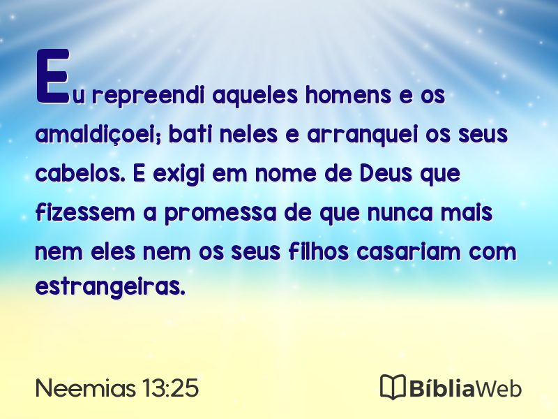 Neemias 13:25 em imagem para compartilhar