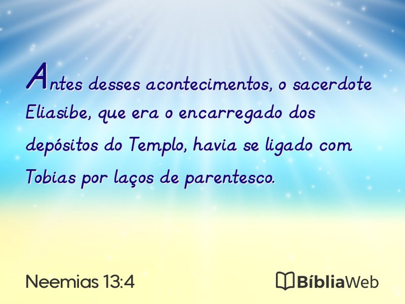 Neemias 13:4 em imagem para compartilhar