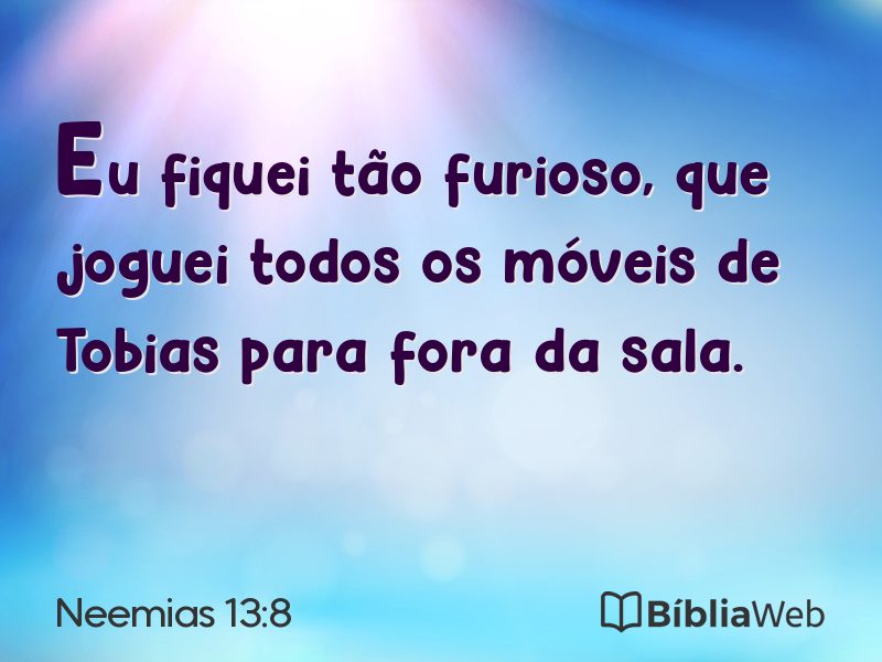 Neemias 13:8 em imagem para compartilhar