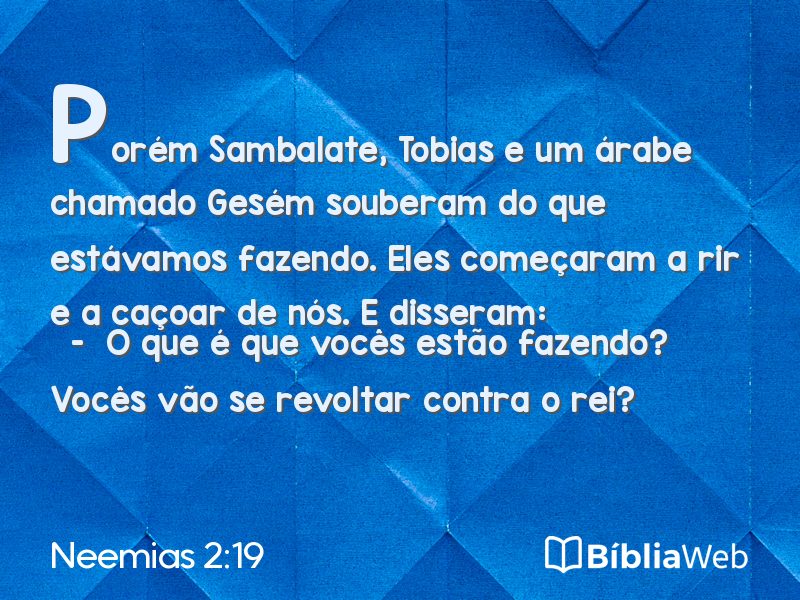 Neemias 2:19 em imagem para compartilhar
