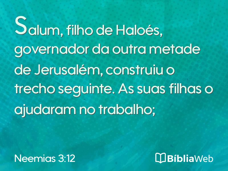 Neemias 3:12 em imagem para compartilhar