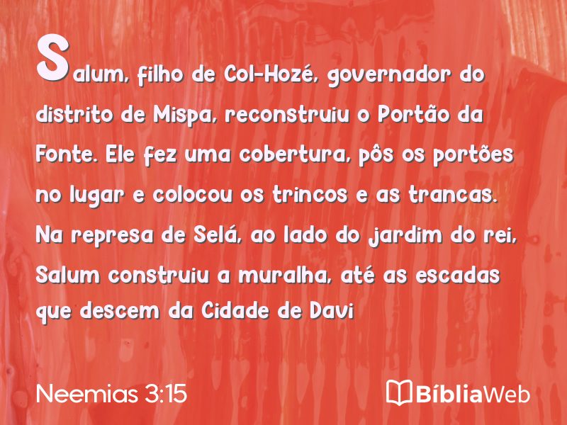 Neemias 3:15 em imagem para compartilhar