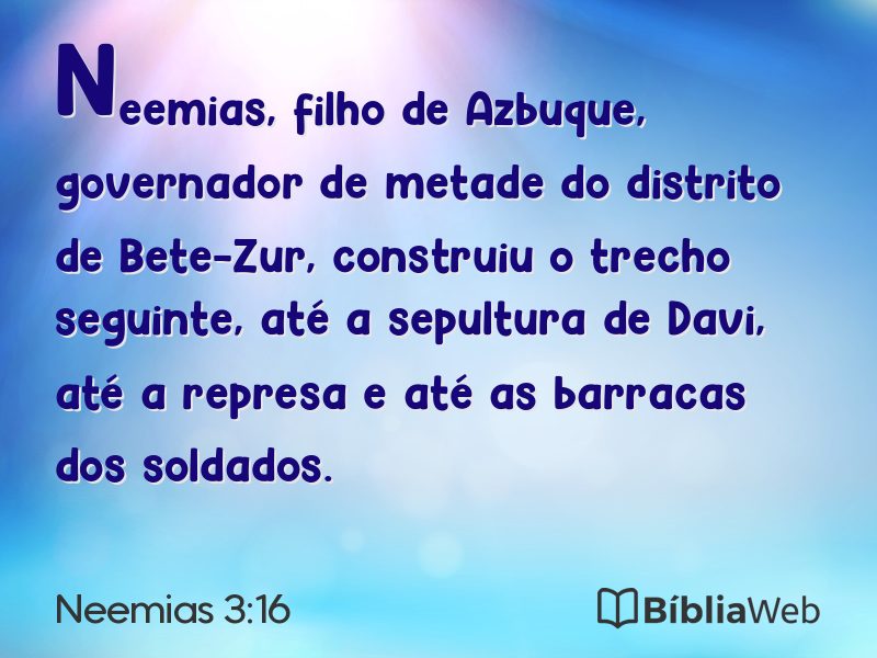 Neemias 3:16 em imagem para compartilhar
