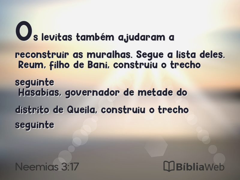 Neemias 3:17 em imagem para compartilhar