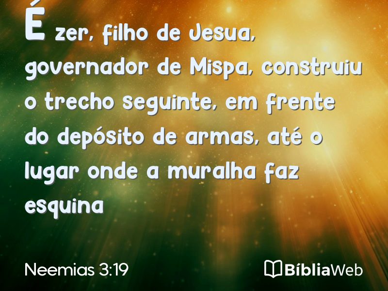 Neemias 3:19 em imagem para compartilhar