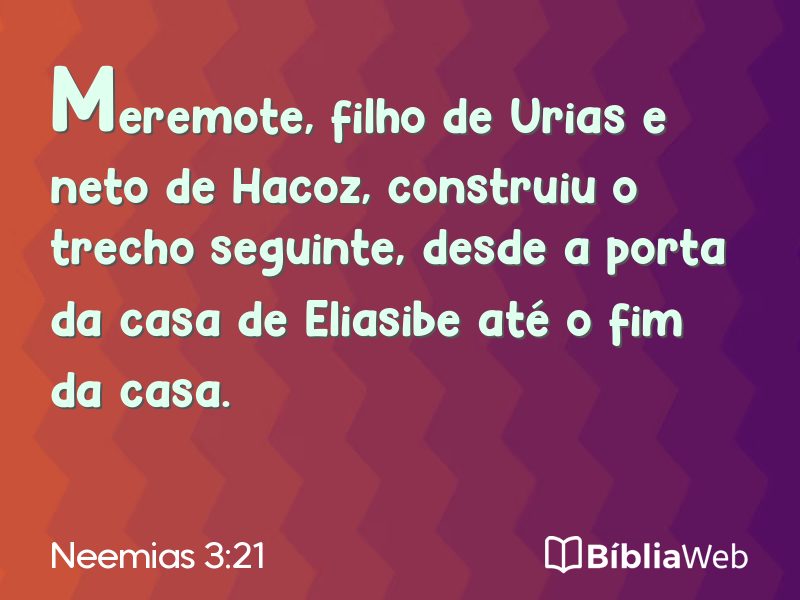 Neemias 3:21 em imagem para compartilhar