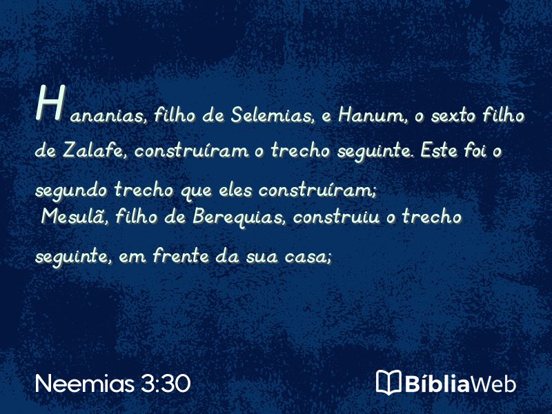 Neemias 3:30 em imagem para compartilhar