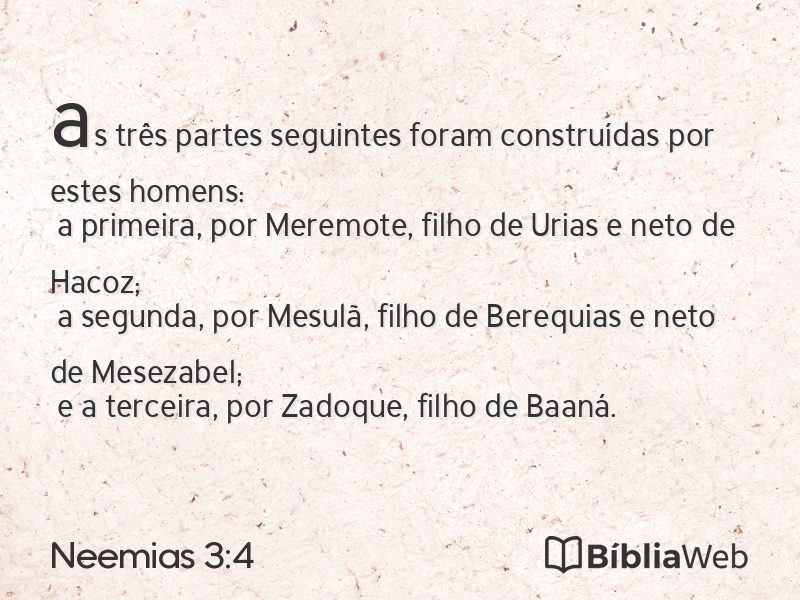 Neemias 3:4 em imagem para compartilhar