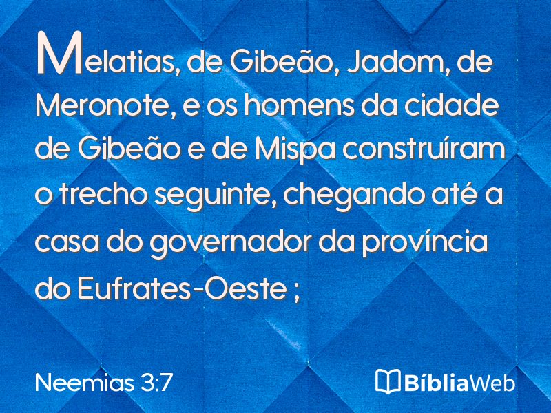 Neemias 3:7 em imagem para compartilhar