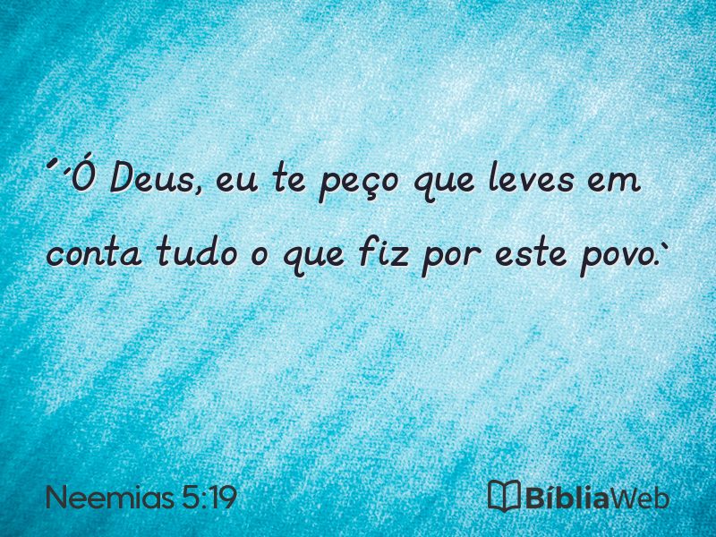 Neemias 5:19 em imagem para compartilhar