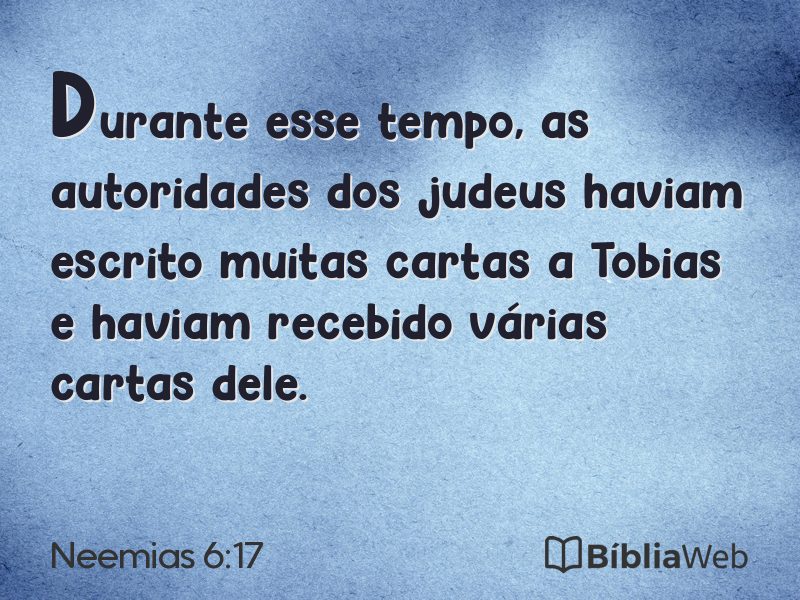 Neemias 6:17 em imagem para compartilhar