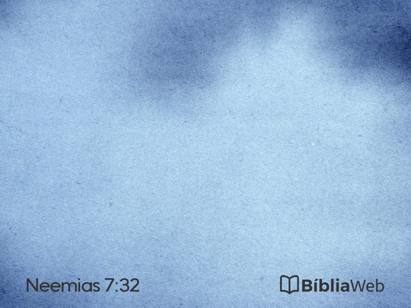 Neemias 7:32 em imagem para compartilhar