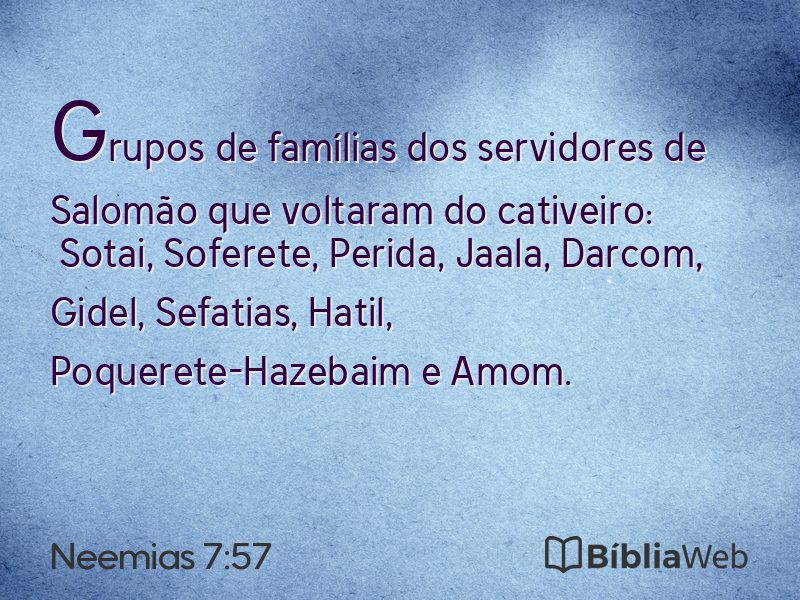 Neemias 7:57 em imagem para compartilhar
