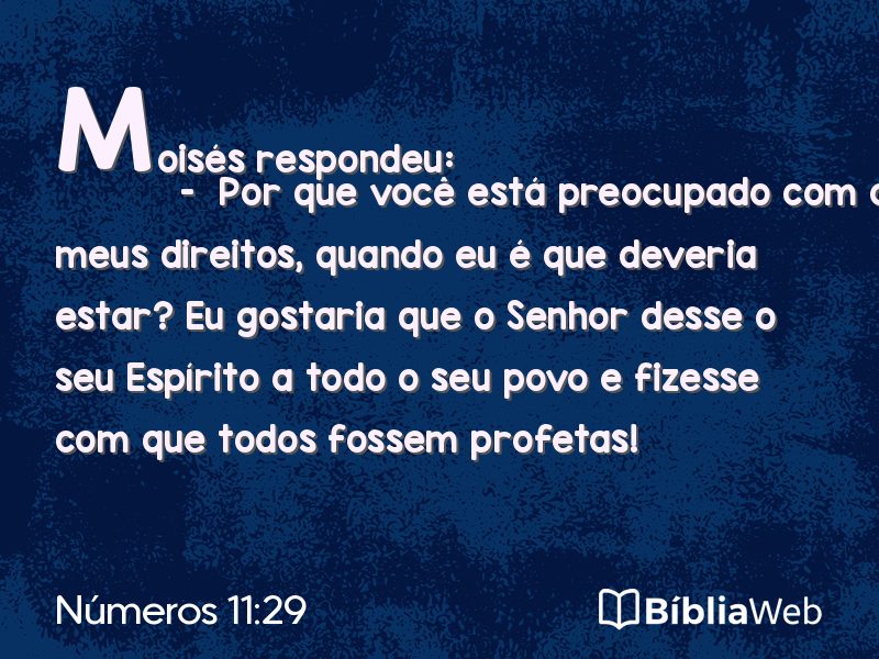 Números 11:29 em imagem para compartilhar