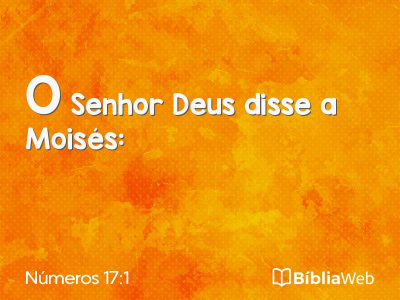 Números 17:1 em imagem para compartilhar