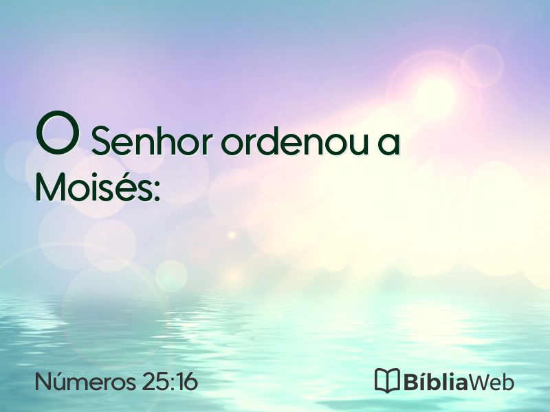 Números 25:16 em imagem para compartilhar