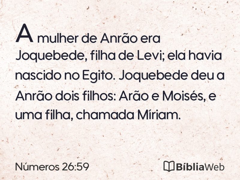 Números 26:59 em imagem para compartilhar