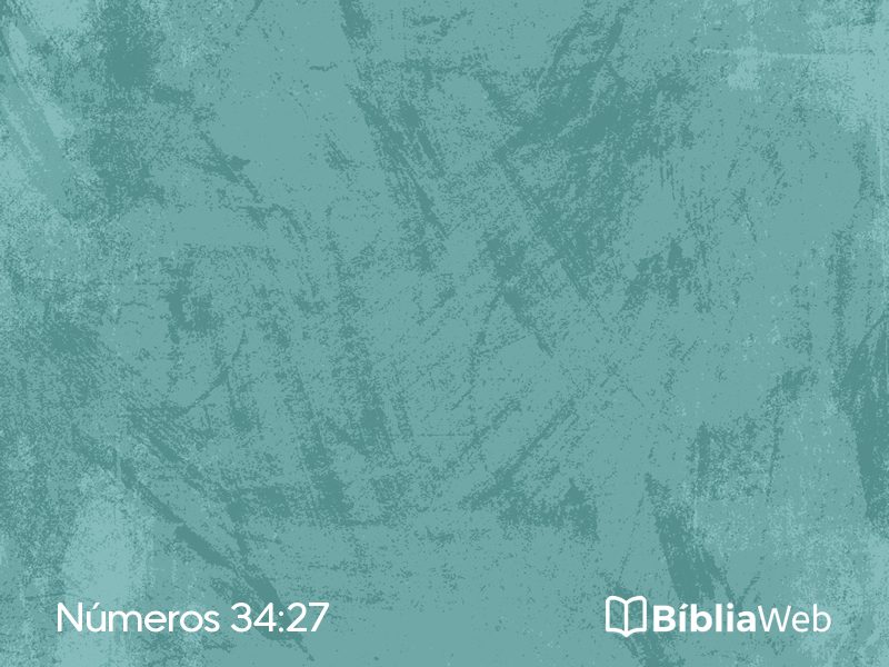 Números 34:27 em imagem para compartilhar