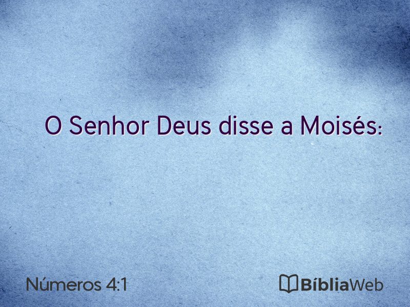 Números 4:1 em imagem para compartilhar