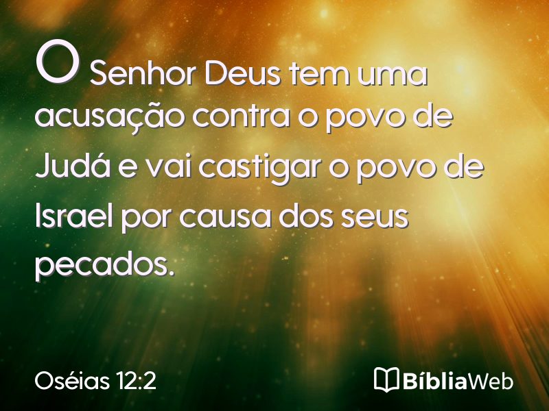 Oséias 12:2 em imagem para compartilhar