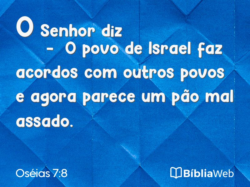 Oséias 7:8 em imagem para compartilhar