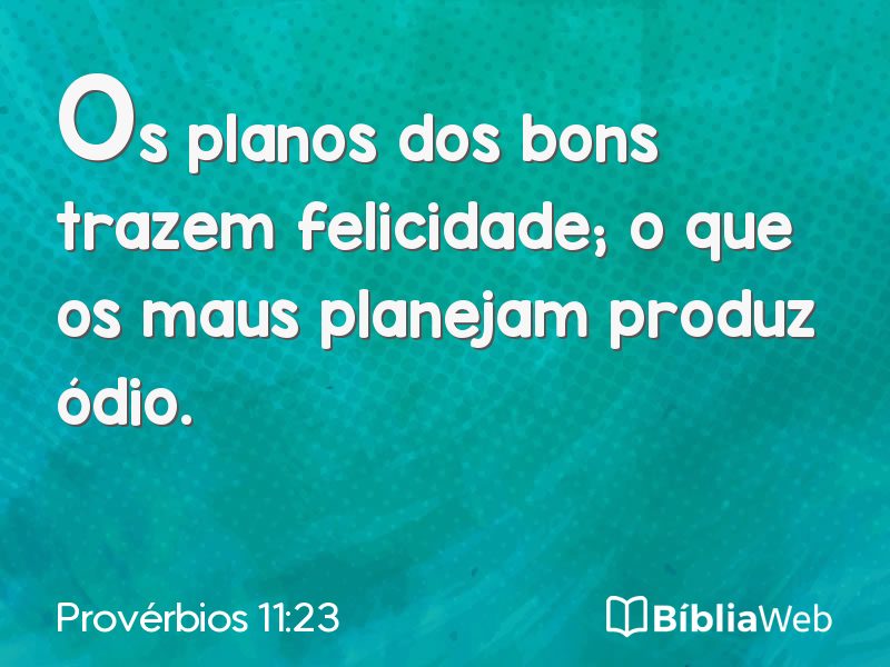 Provérbios 11:23 em imagem para compartilhar