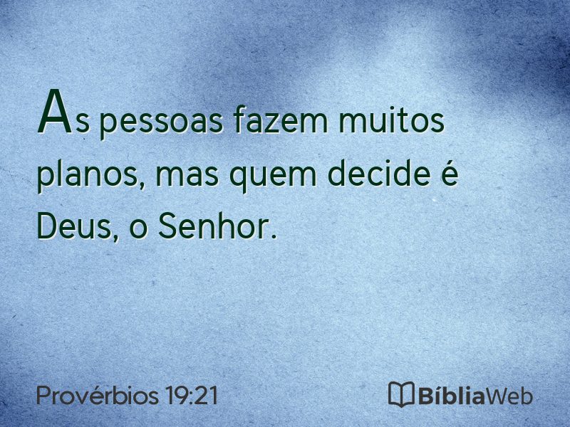 Provérbios 19:21 em imagem para compartilhar